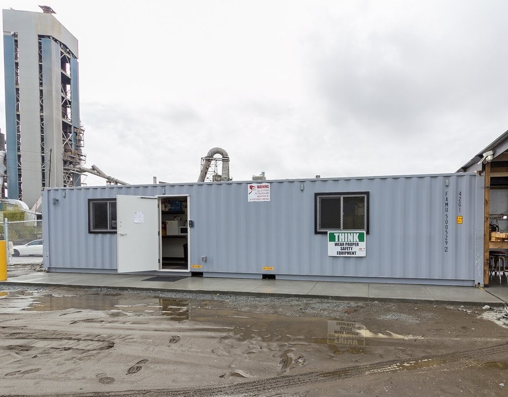 40’HC Office CUBE – Vinyl Drywall Finished - Royal Ace Storage