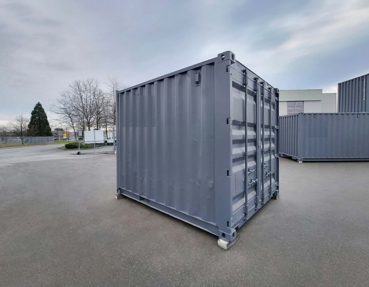10’ “Cut Down” Used Shipping Container - Royal Ace Storage
