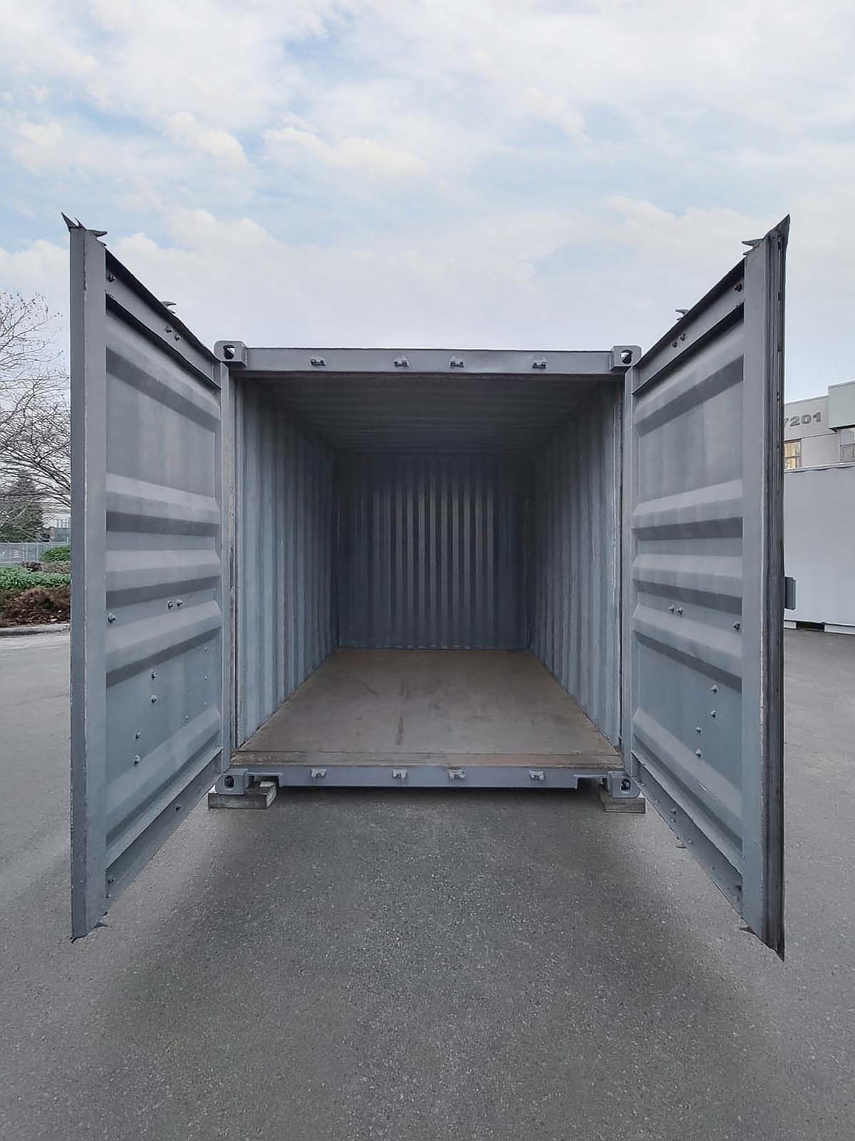 10’ “Cut Down” Used Shipping Container - Royal Ace Storage
