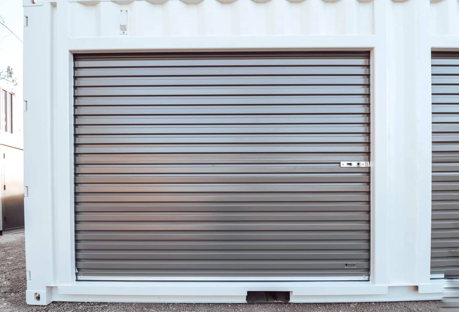 20′ Shipping Container + (2)  8′ Rollup Doors - Royal Ace Storage