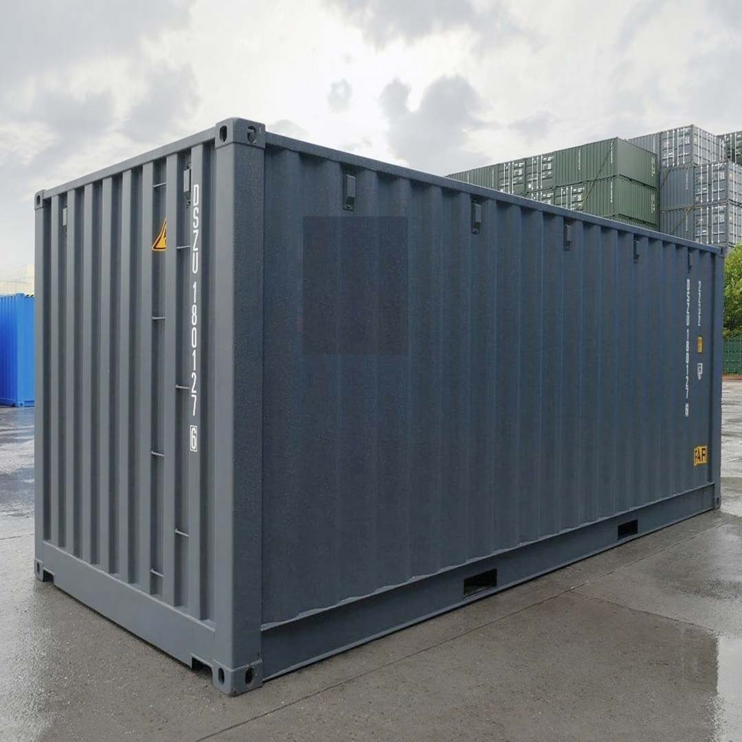 20’ New (1-trip) “Openside” Shipping Container - Royal Ace Storage