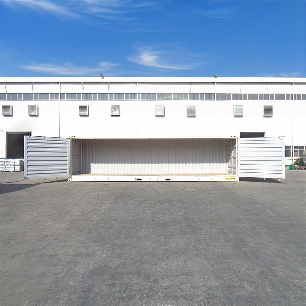 40’HC New (1-trip) “Openside” Shipping Container - Royal Ace Storage