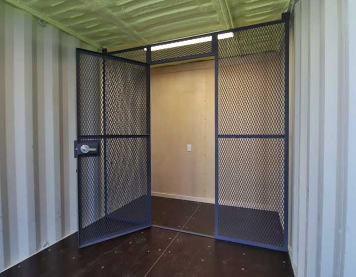 7′ Office Container + Storage Locker - Royal Ace Storage