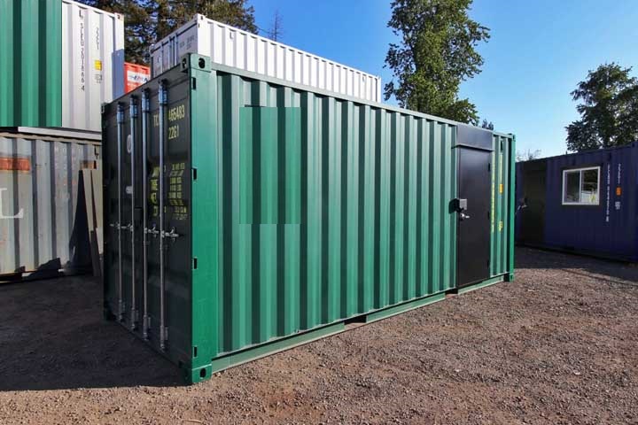 7′ Office Container + Storage Locker - Royal Ace Storage