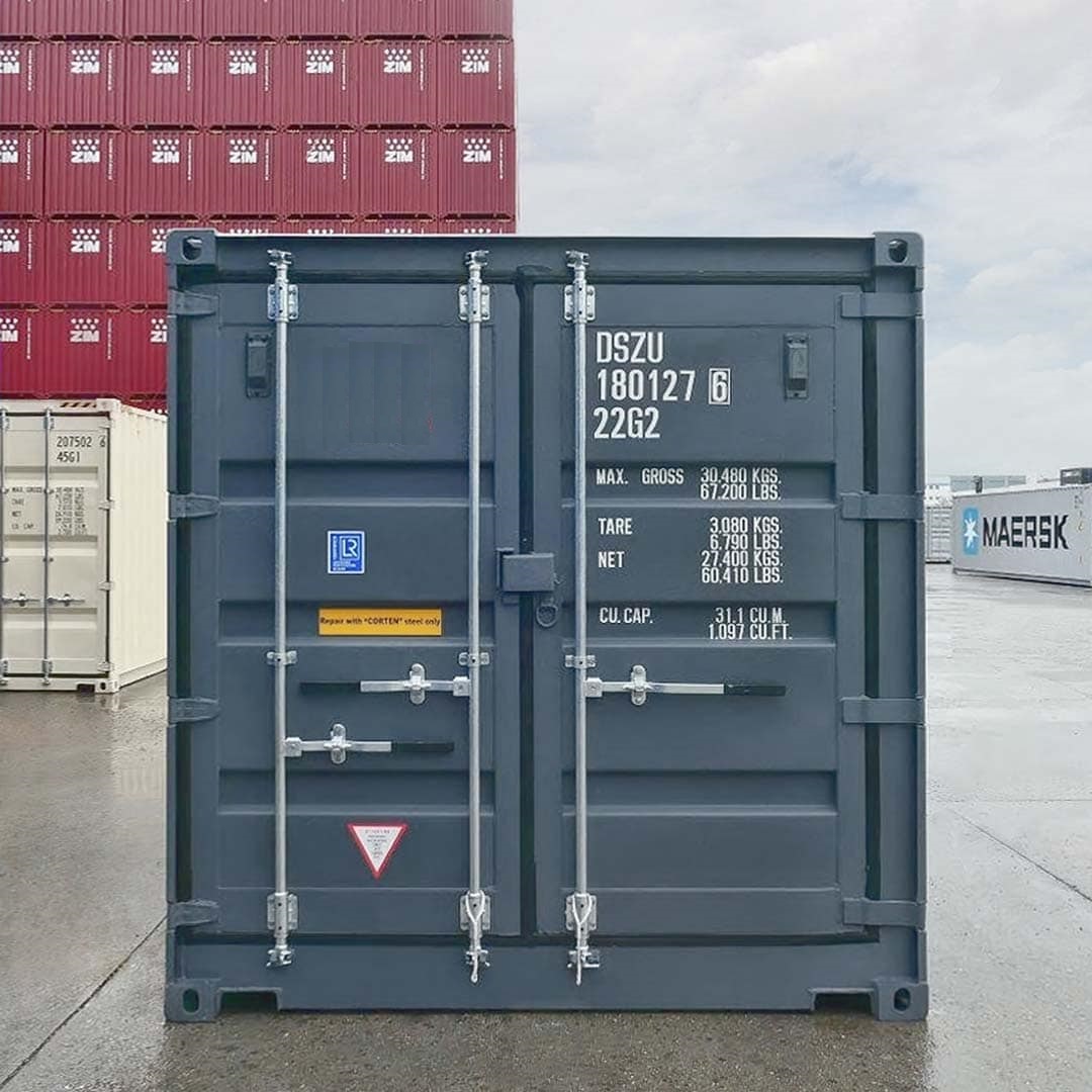 20’ New (1-trip) “Openside” Shipping Container - Royal Ace Storage