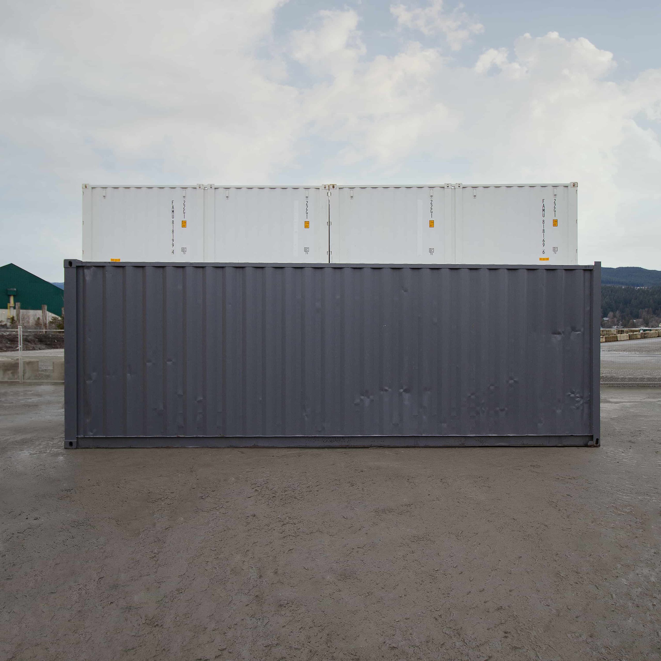 25′ “Cut Down” Used Shipping Container - Royal Ace Storage