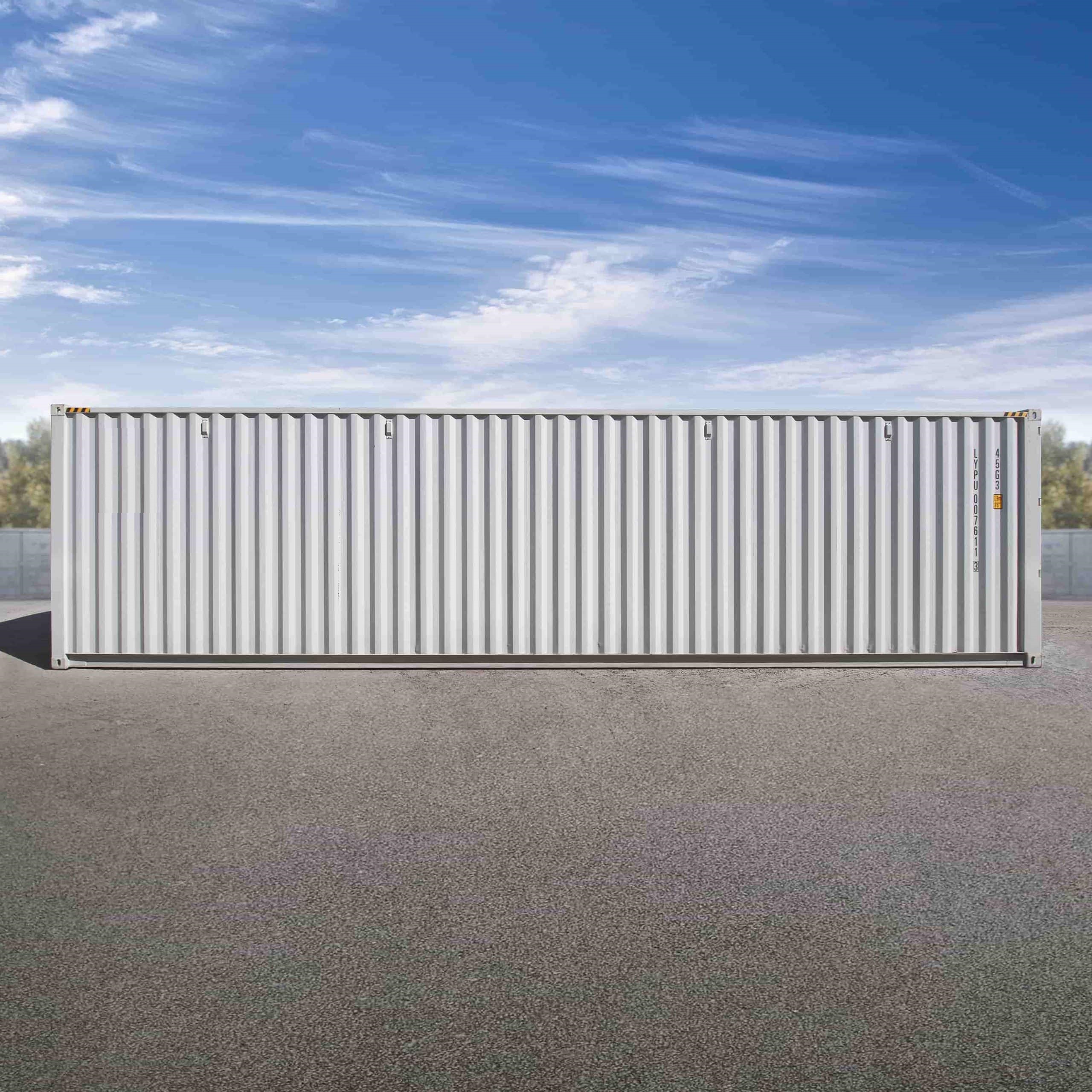 40’HC New (1-trip) Shipping Container with 4 x Side Doors - Royal Ace Storage