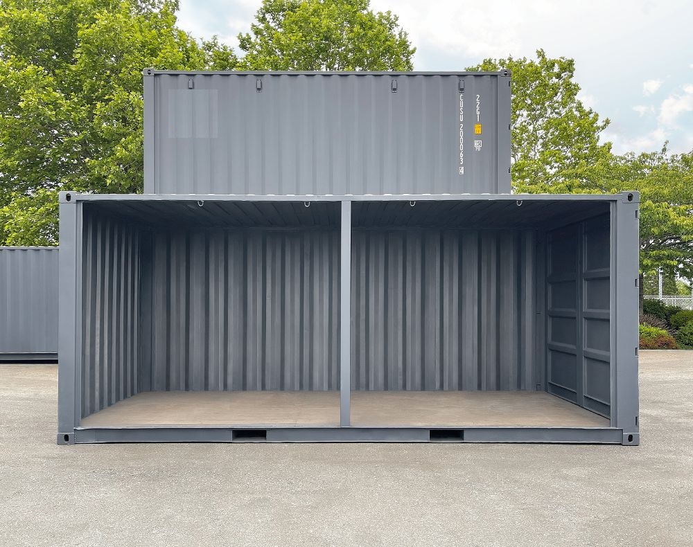 20’ Used “Open Face” Shipping Container - Royal Ace Storage