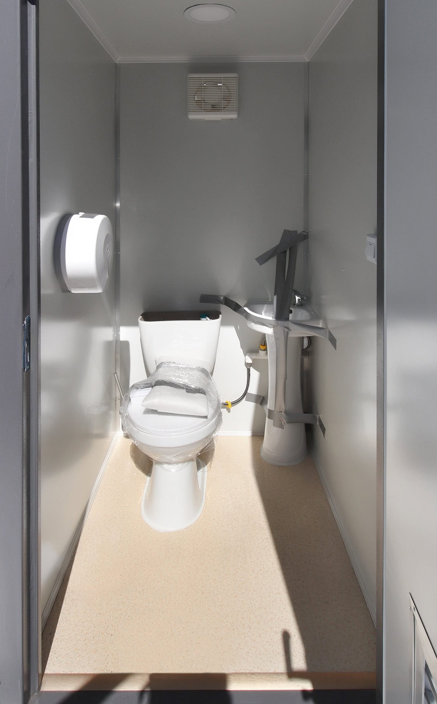 M&B | Double Stall Portable Washroom - Royal Ace Storage