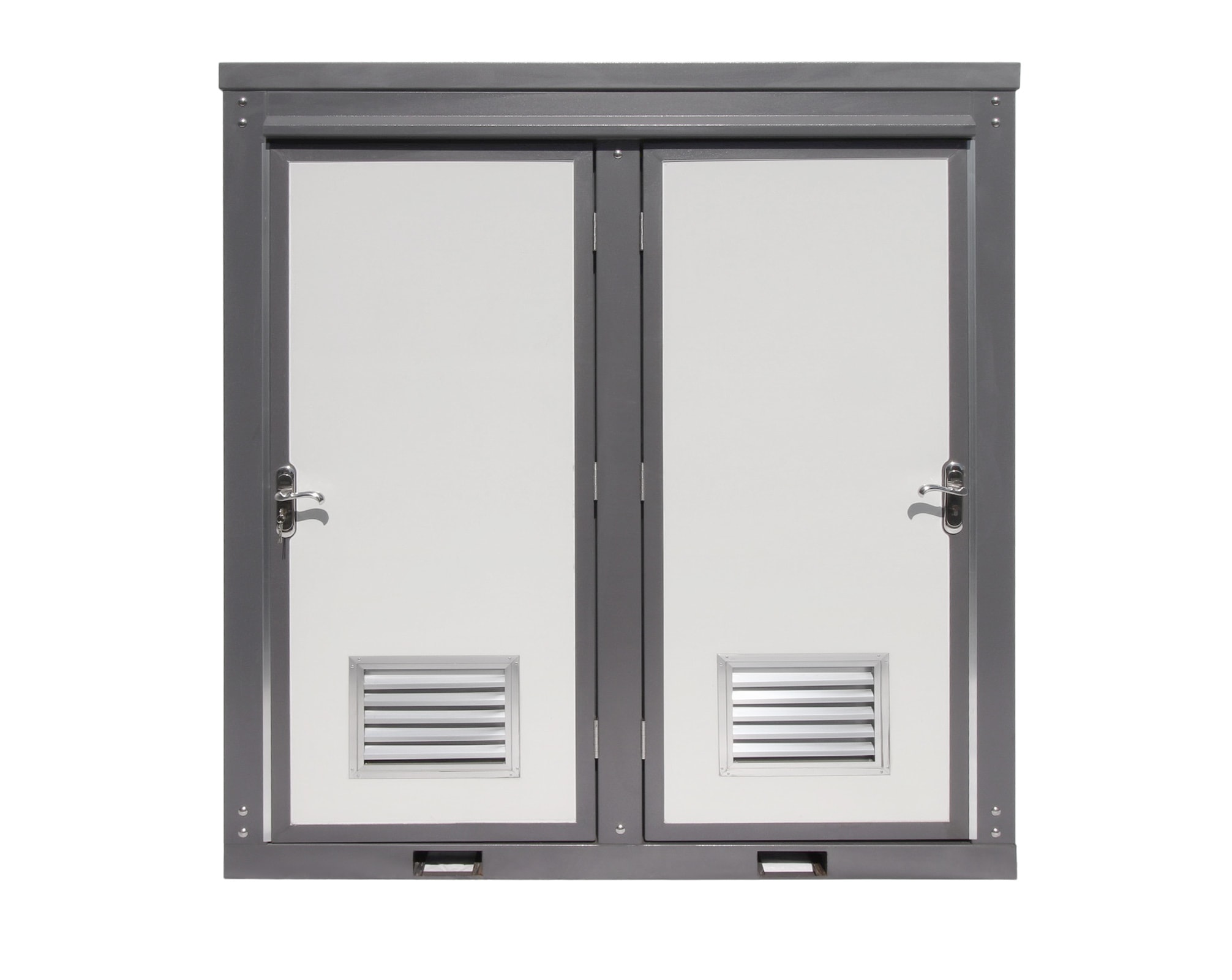 M&B | Double Stall Portable Washroom - Royal Ace Storage