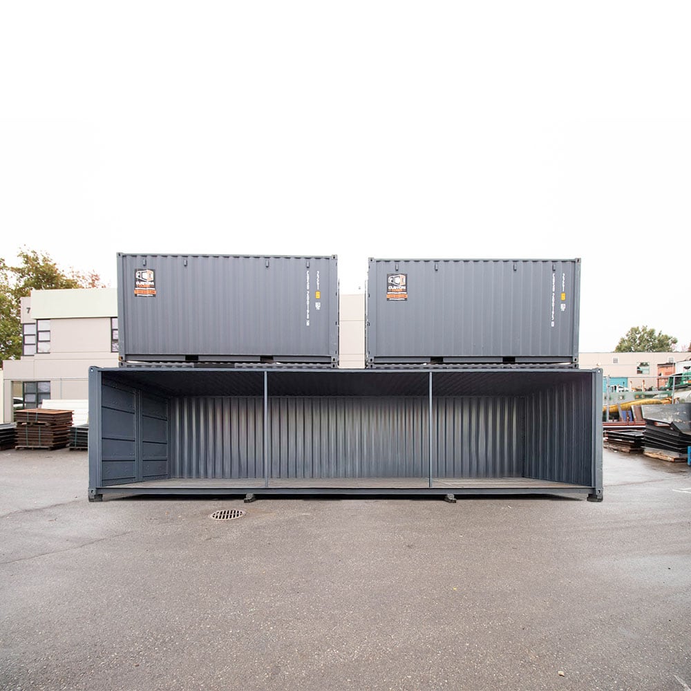 40’HC Used “Open Face” Shipping Container - Royal Ace Storage
