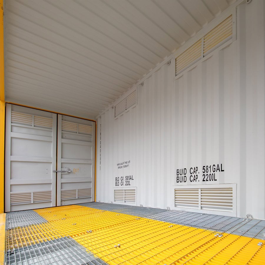 20’HC Openside Containment Cube - Royal Ace Storage