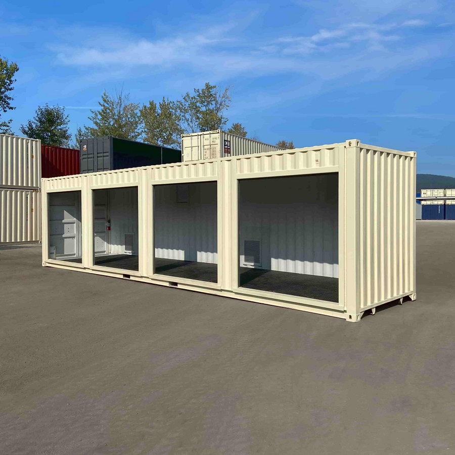 40’HC “CONTAINMENT CUBE” with 4 x Roll Up Doors - Royal Ace Storage