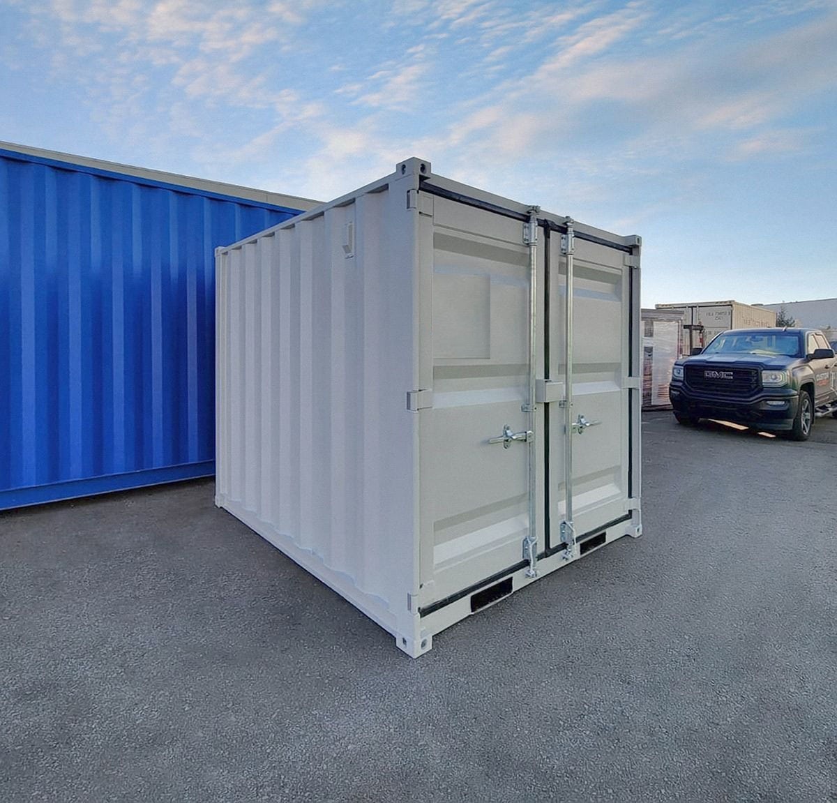 8’ “MINI CUBE” New Shipping Container - Royal Ace Storage