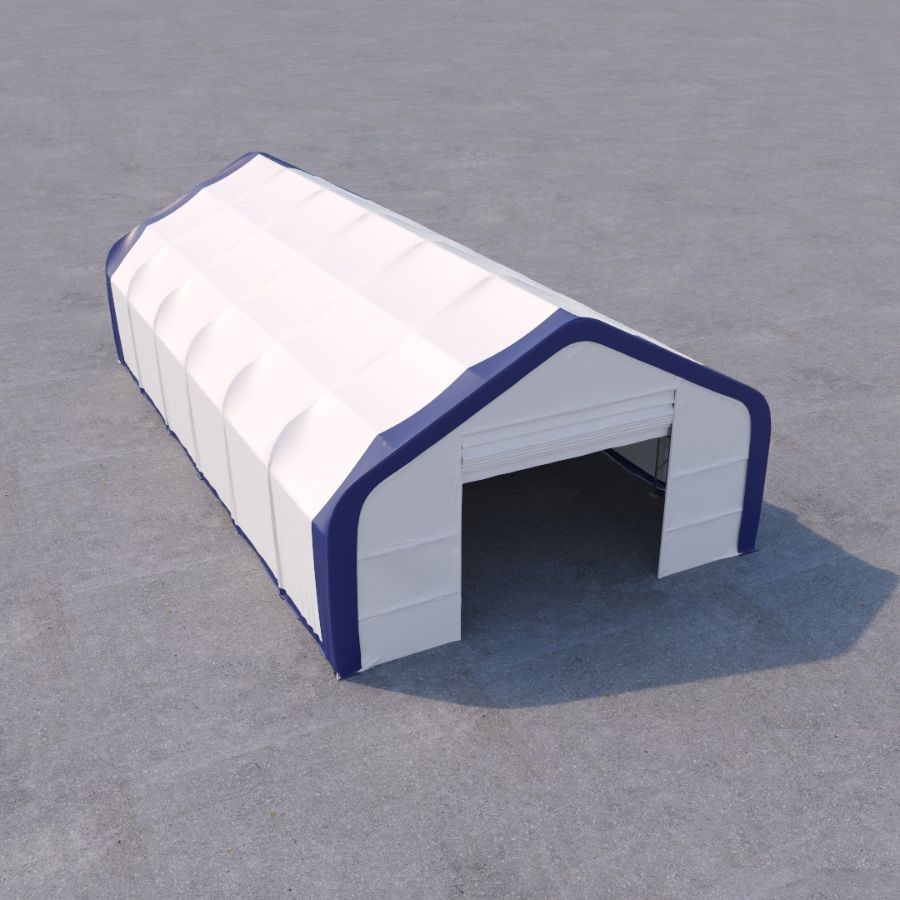 Dual Truss Storage Shelter (30′ x 60′ x 20′) - Royal Ace Storage