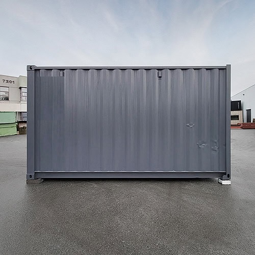 15′ “Cut Down” Used Container + Rollup - Royal Ace Storage