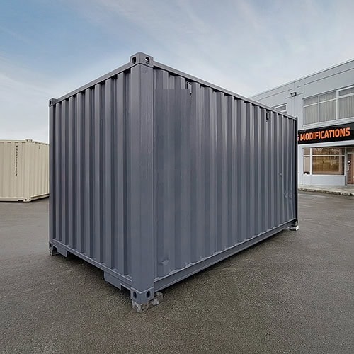 15′ “Cut Down” Used Container + Rollup - Royal Ace Storage