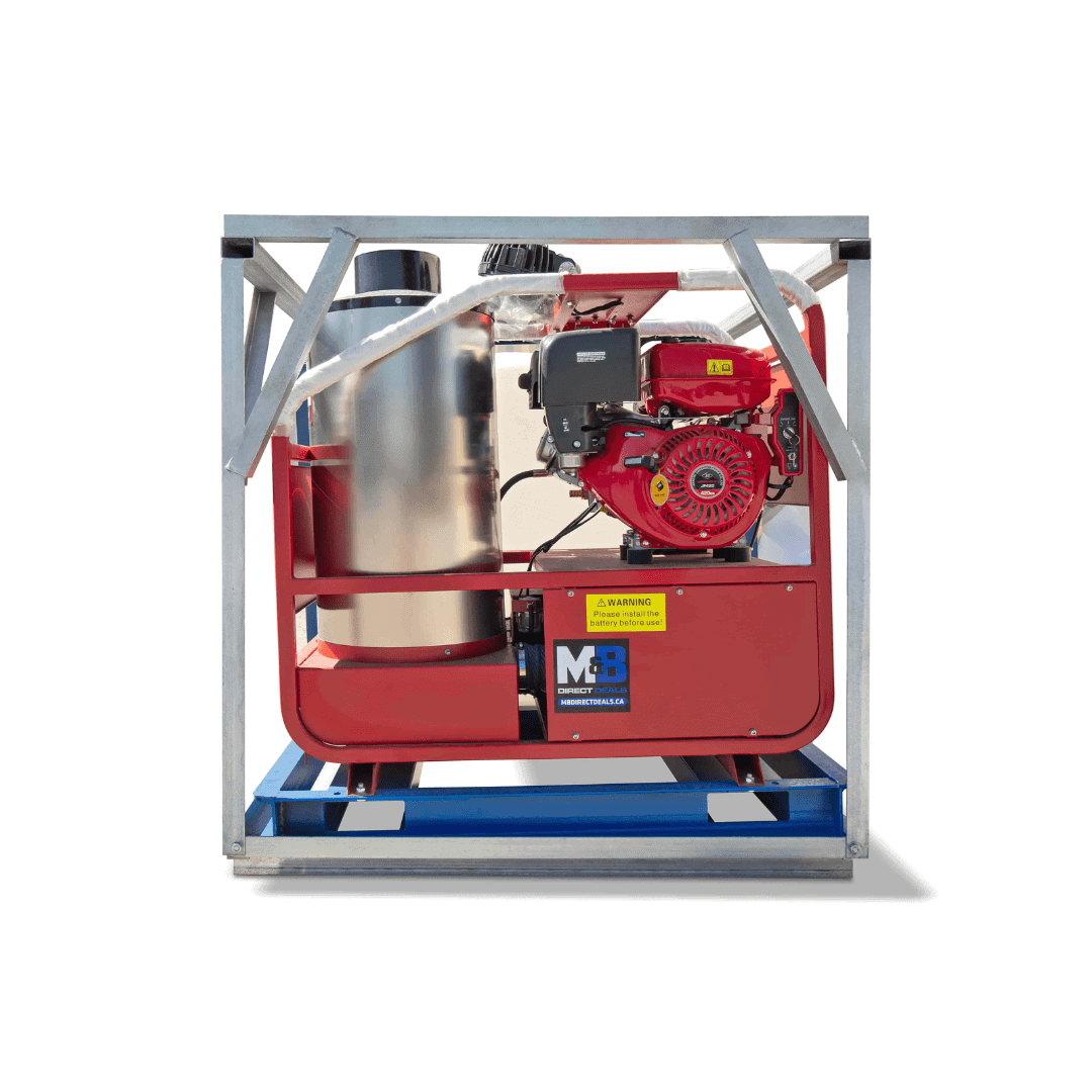 M&B | 4000 PSI Self Contained Hot Water Pressure Washer - Royal Ace Storage