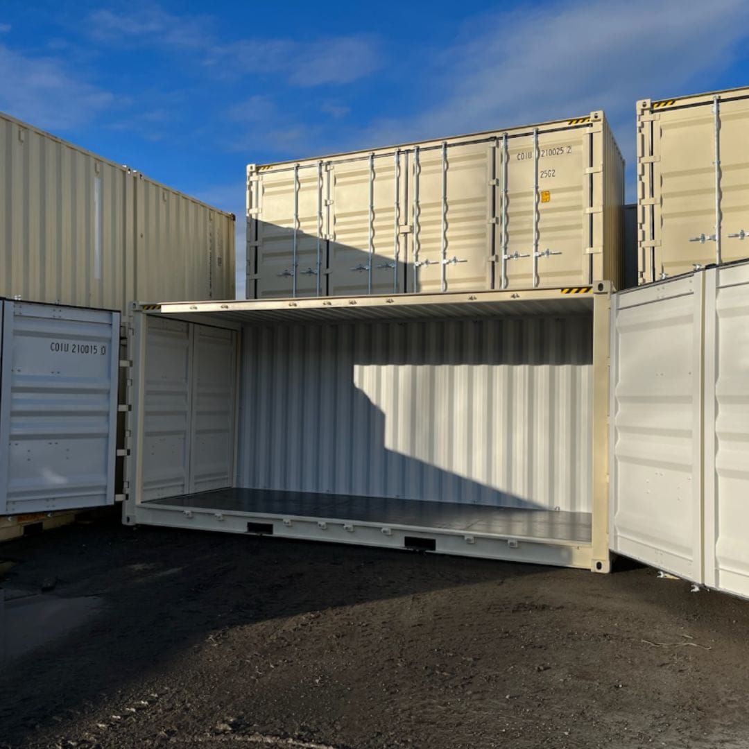 20’HC New “Openside” Shipping Container - Royal Ace Storage