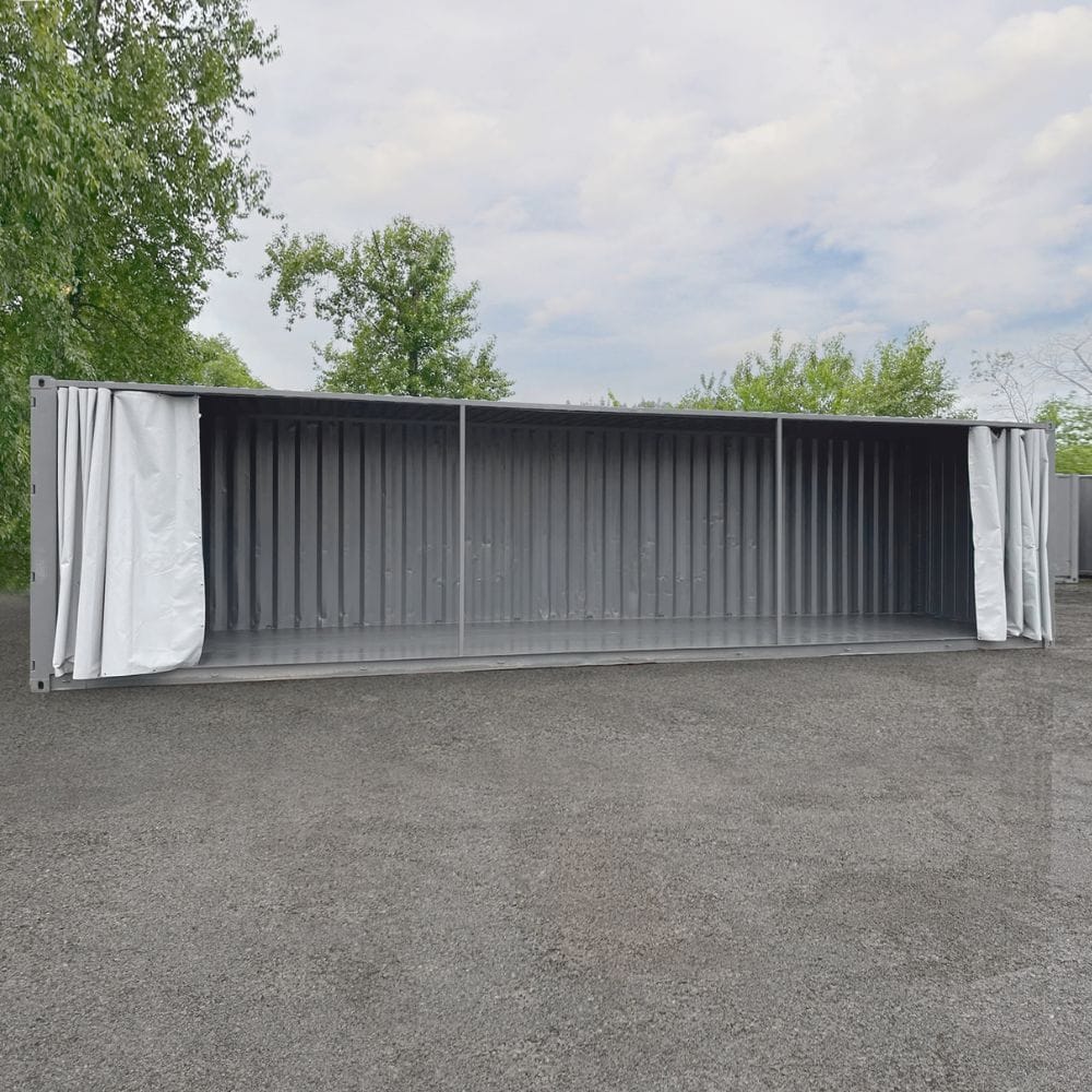 40’HC Open-Face w/Tarp System - Royal Ace Storage