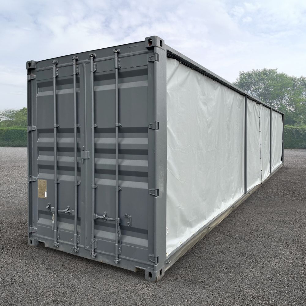 40’HC Open-Face w/Tarp System - Royal Ace Storage