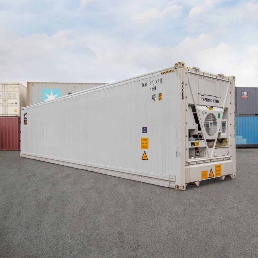 40’HC New (1-trip) Refrigerated Container (Working Reefer) - Royal Ace Storage