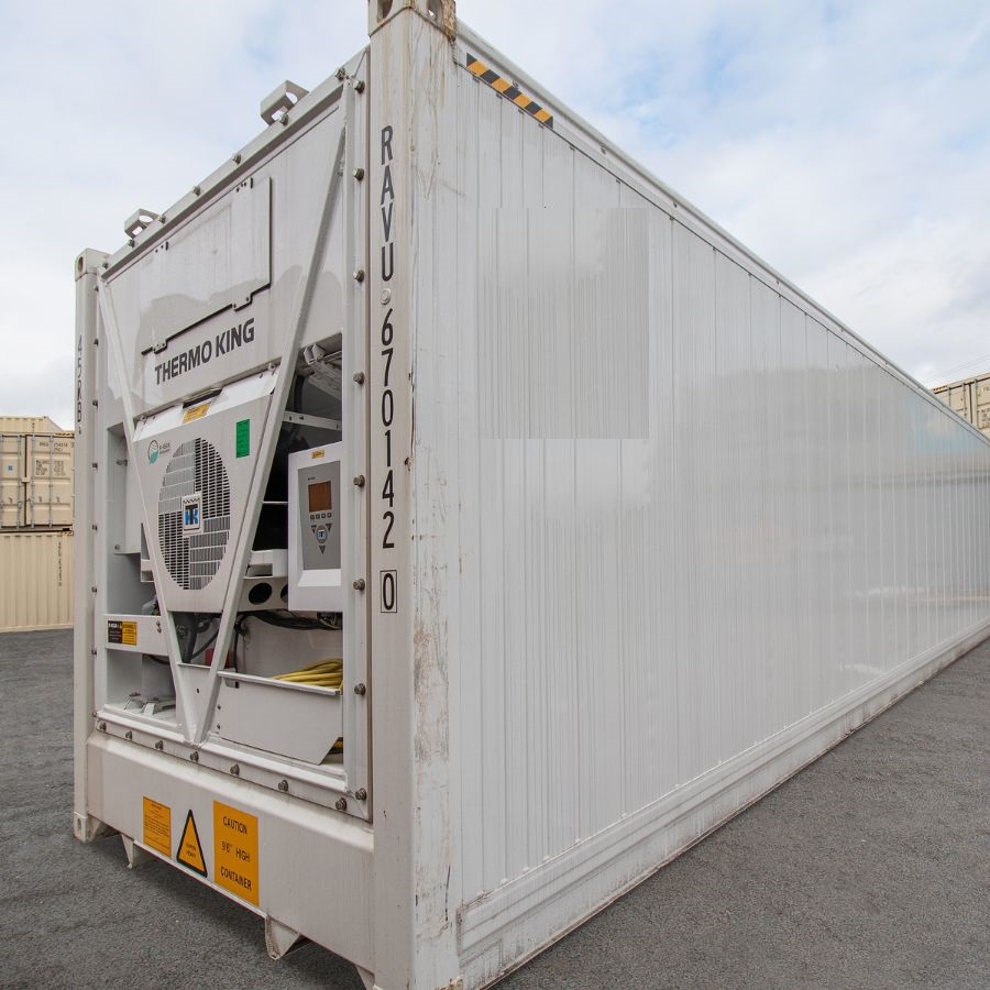 40’HC New (1-trip) Refrigerated Container (Working Reefer) - Royal Ace Storage