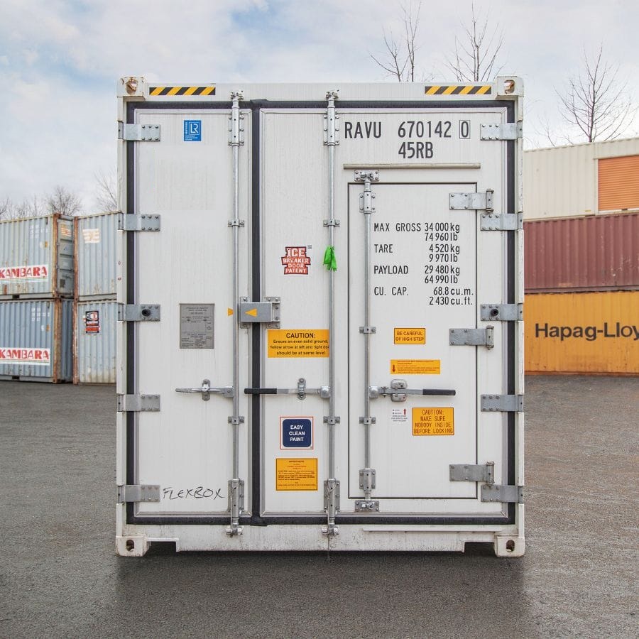 40’HC New (1-trip) Refrigerated Container (Working Reefer) - Royal Ace Storage