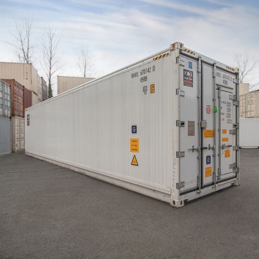 40’HC New (1-trip) Refrigerated Container (Working Reefer) - Royal Ace Storage