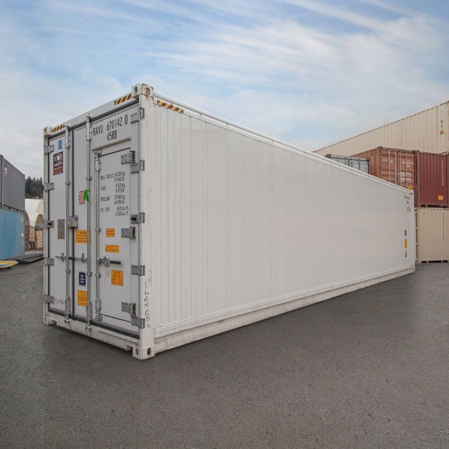 40’HC New (1-trip) Refrigerated Container (Working Reefer) - Royal Ace Storage