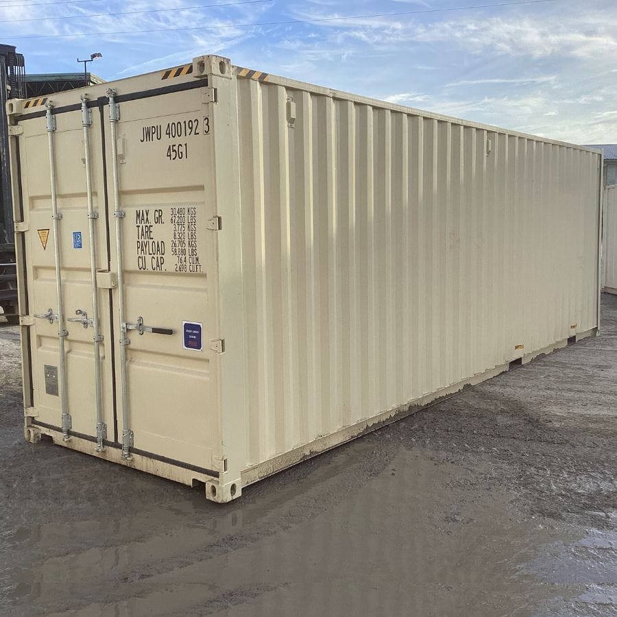 27’HC New Cut-Down Shipping Container - Royal Ace Storage
