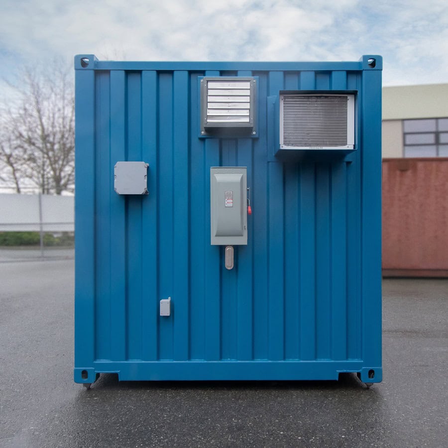 Shipyard Machinery Enclosure - Royal Ace Storage