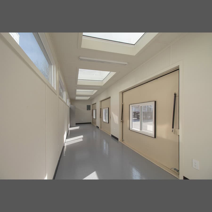 40’ Art Studio w/Flip up Doors - Royal Ace Storage