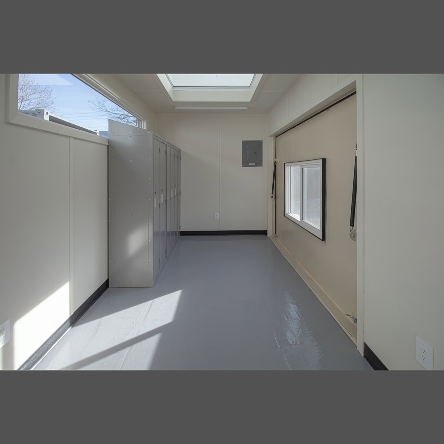 40’ Art Studio w/Flip up Doors - Royal Ace Storage