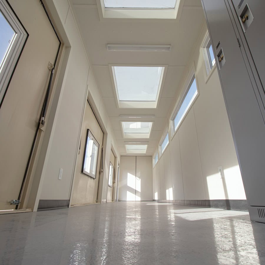 40’ Art Studio w/Flip up Doors - Royal Ace Storage