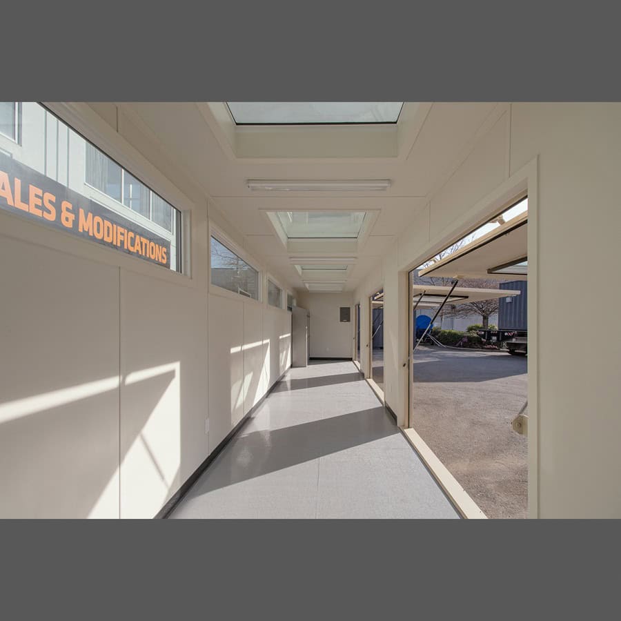 40’ Art Studio w/Flip up Doors - Royal Ace Storage