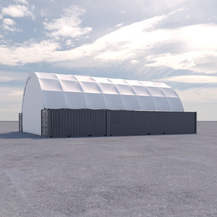 40’ x 60’ Container Shelter - Royal Ace Storage
