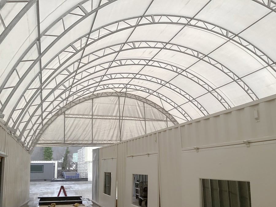 40’ x 60’ Container Shelter - Royal Ace Storage