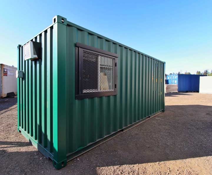 7′ Office Container + Storage Locker - Royal Ace Storage