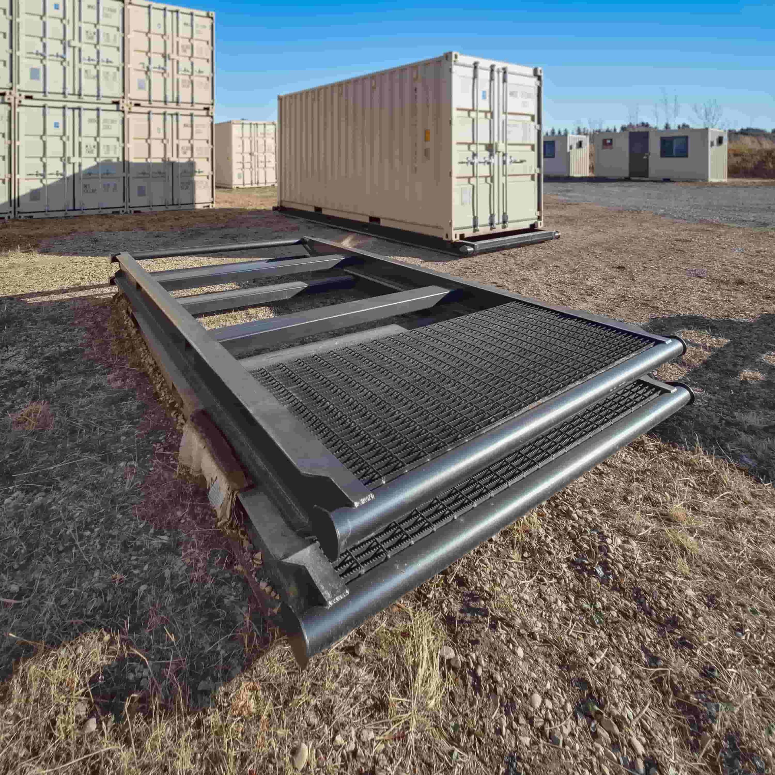 10’ Grated “Weld On” Skid - Royal Ace Storage