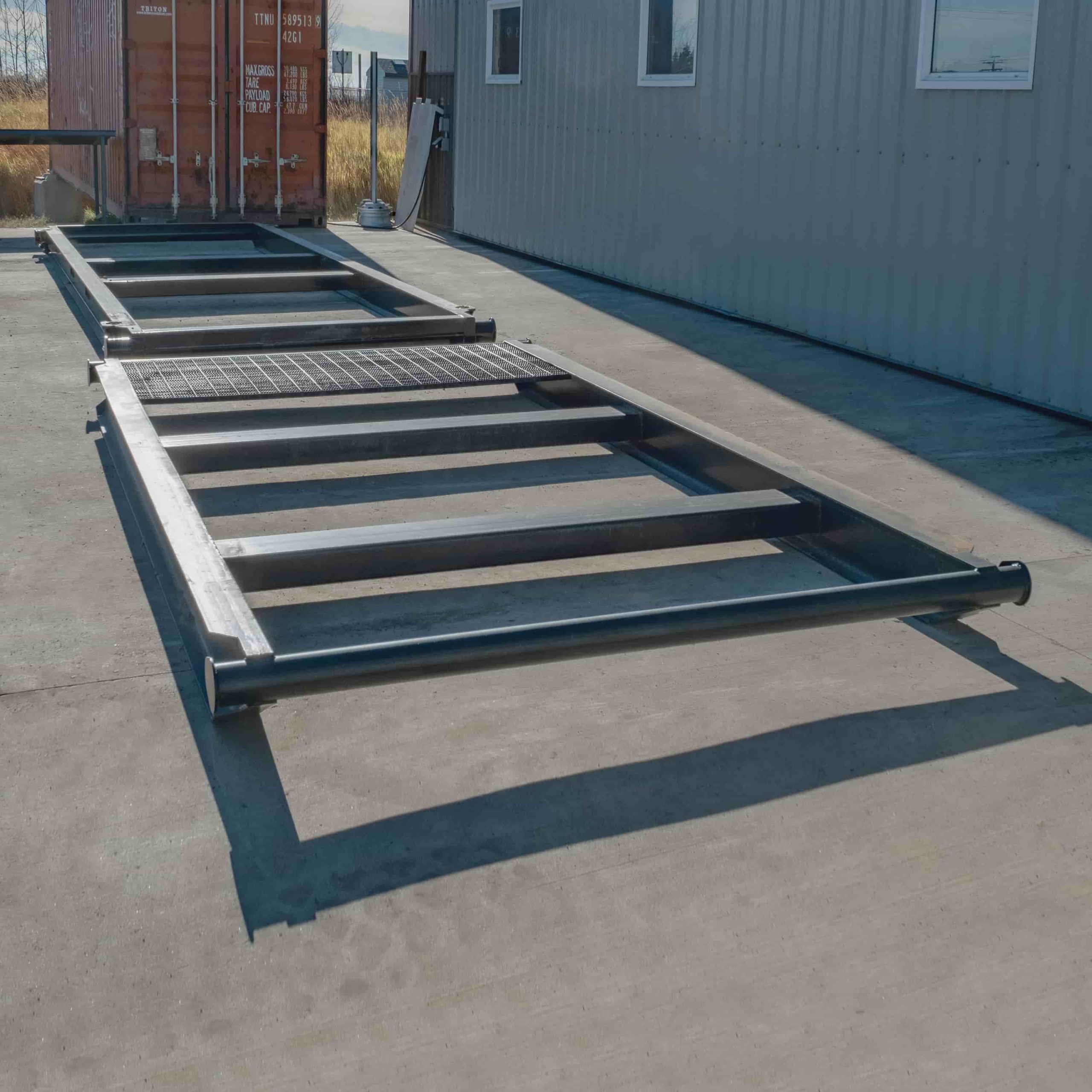 10’ Grated “Weld On” Skid - Royal Ace Storage