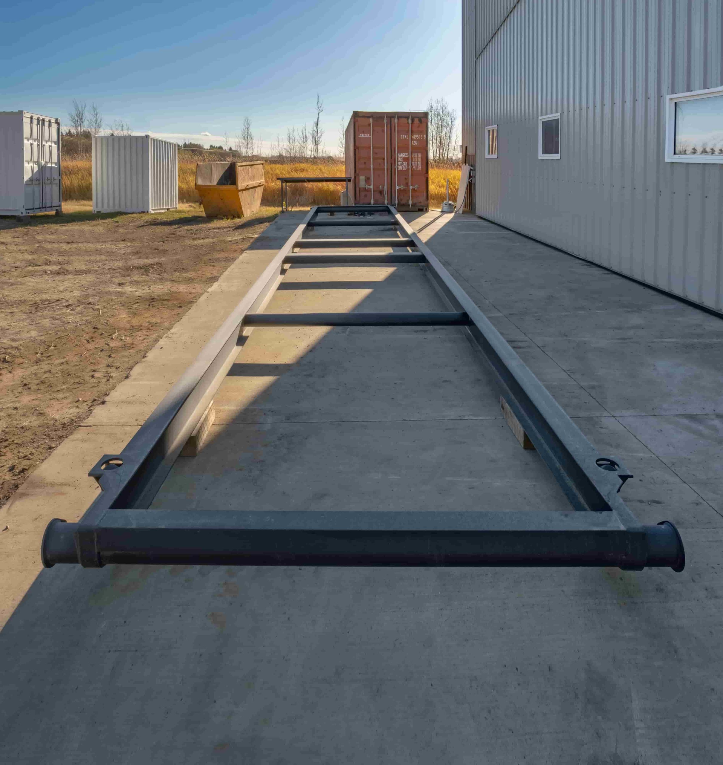 40’ Container skid w/ twist lock “Non Grated” - Royal Ace Storage