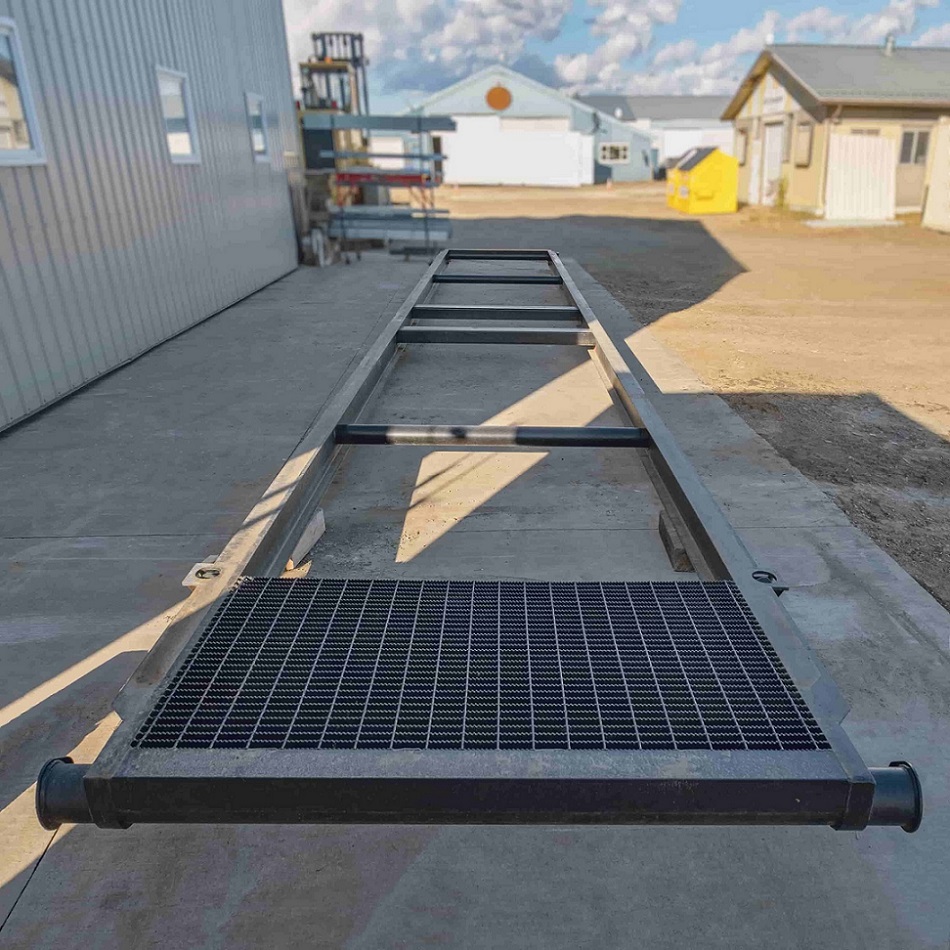 40’ Container skid w/ twist lock “Grated” - Royal Ace Storage