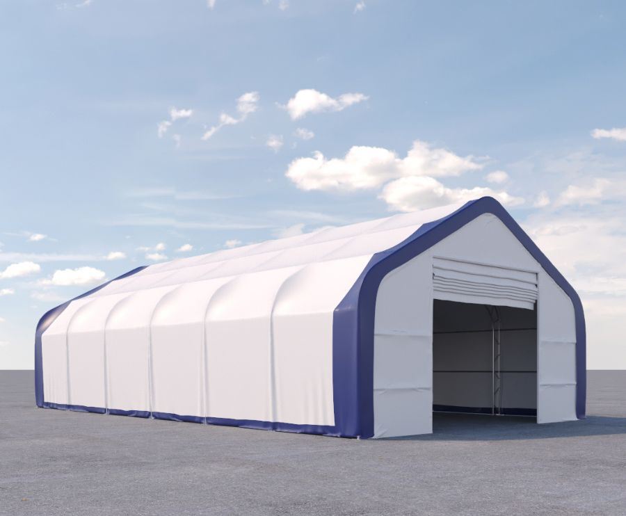 Dual Truss Storage Shelter (30′ x 60′ x 20′) - Royal Ace Storage