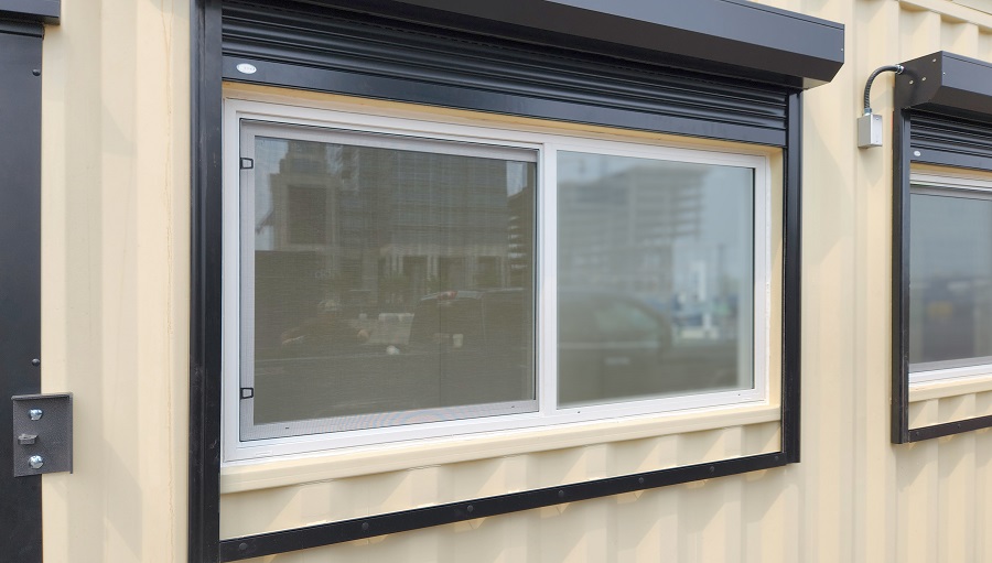 40’HC VIP Area with Patio for the Oilers - Royal Ace Storage