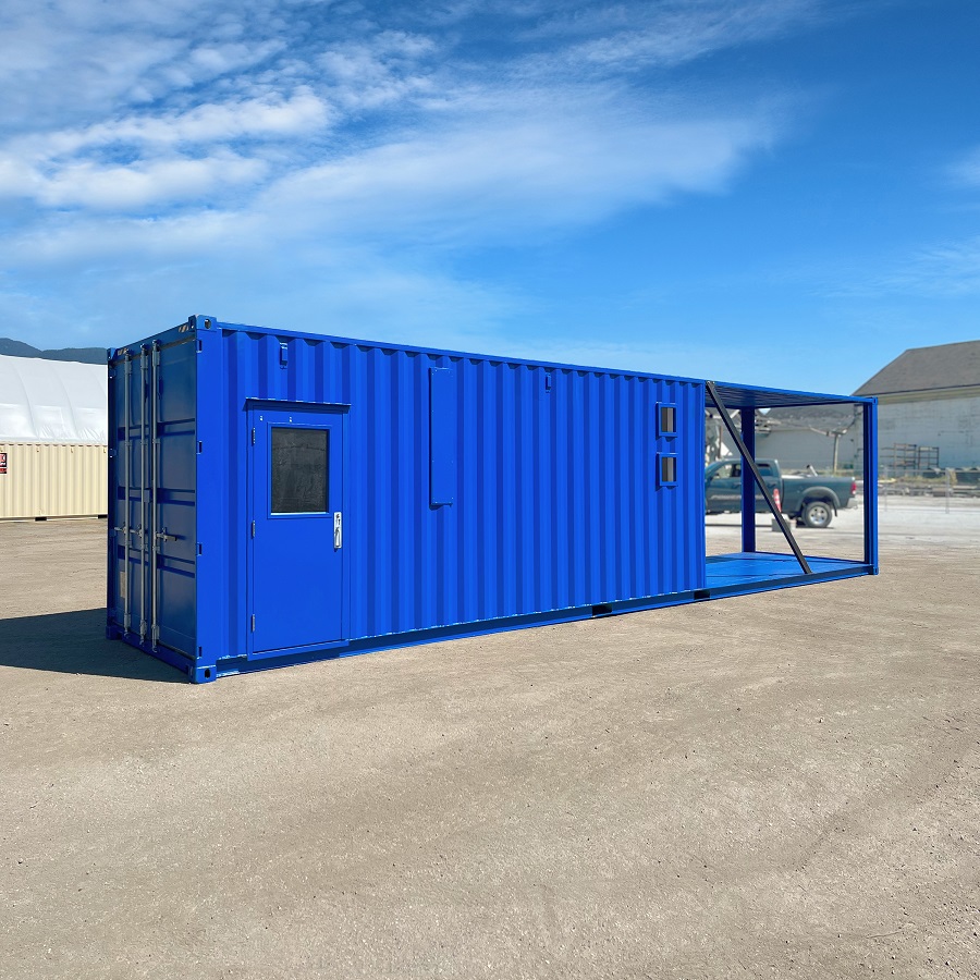 40’ Custom Equipment Enclosure - Royal Ace Storage