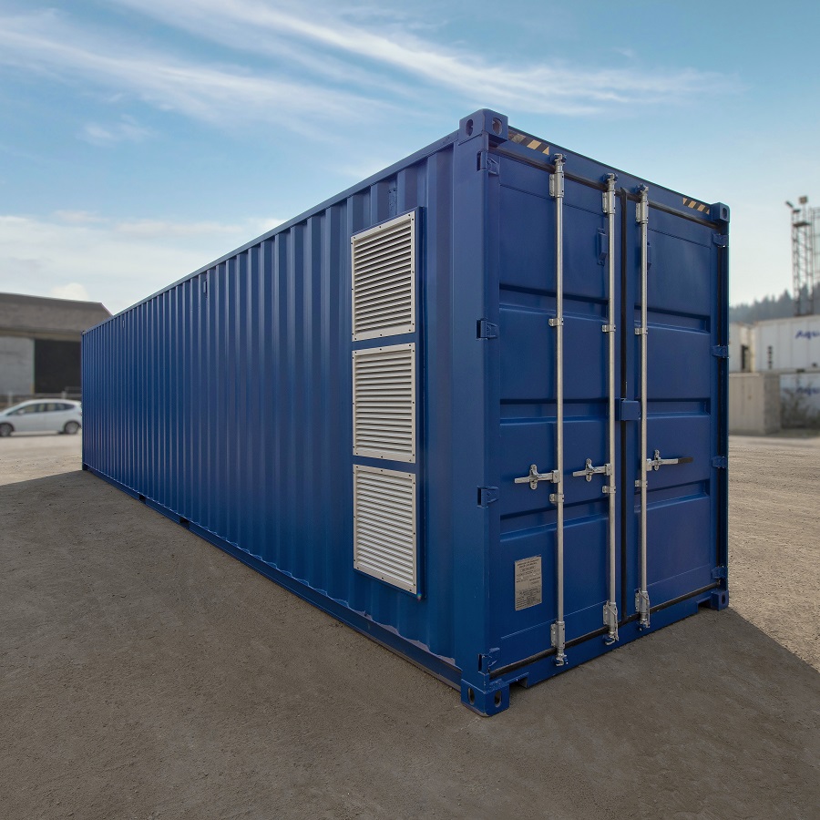 40’ Custom Equipment Housing Unit - Royal Ace Storage