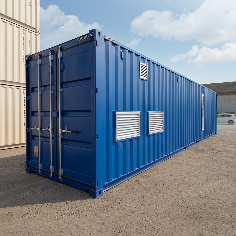 40’ Custom Equipment Housing Unit - Royal Ace Storage