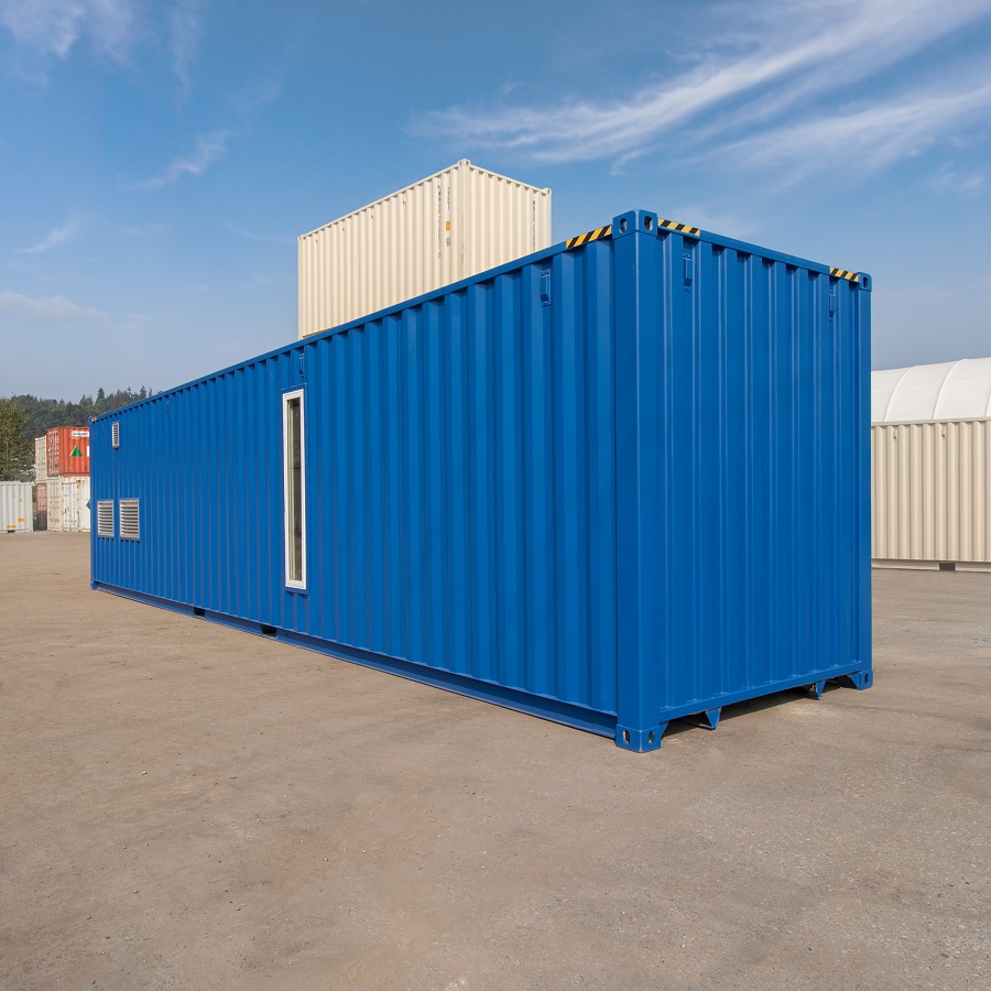 40’ Custom Equipment Housing Unit - Royal Ace Storage