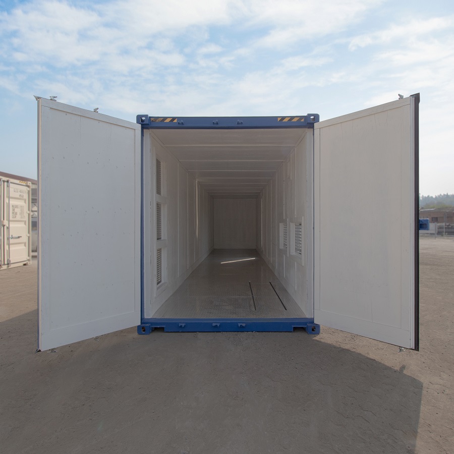 40’ Custom Equipment Housing Unit - Royal Ace Storage